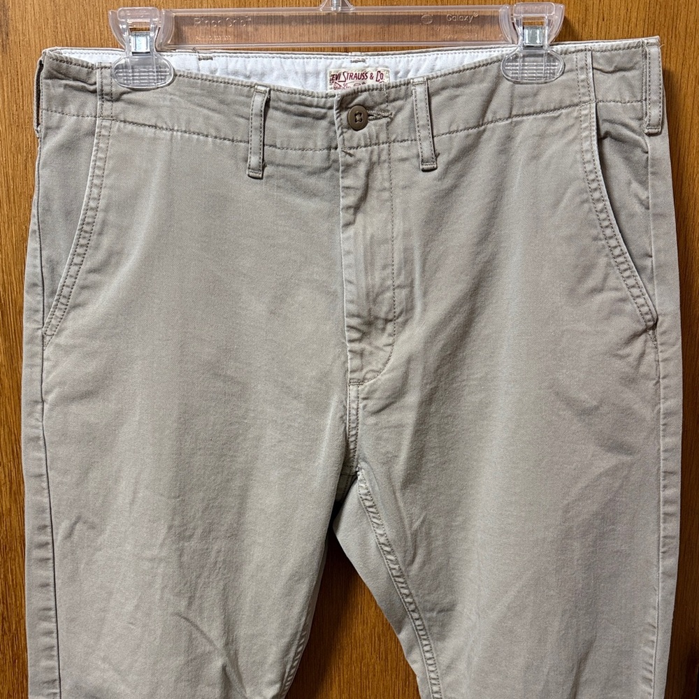 Levi's Men's Tan Khakis by Two Horse Brand